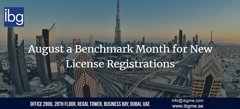 August a Benchmark Month for New License Registrations