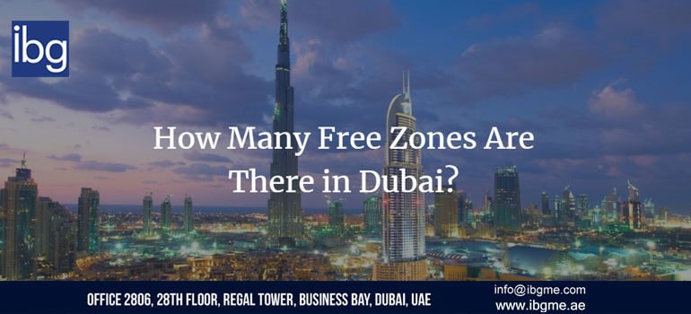 how many free zones in dubai